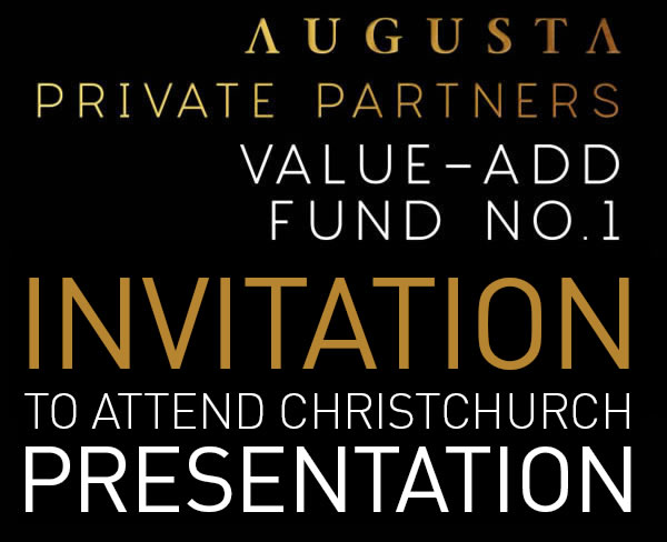 Augusta Private Partners - Value-Add Fund No. 1 - OFFER NOW OPEN
